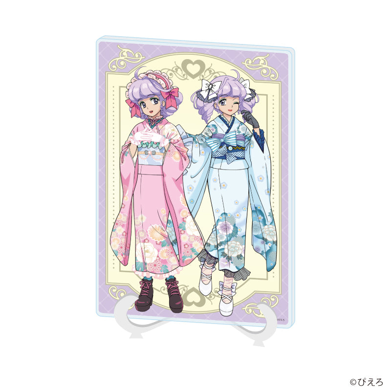アクリルアートボード(A5サイズ)「ぴえろ魔法少女シリーズ」01/集合デザイン(描き下ろしイラスト) - AniSmile