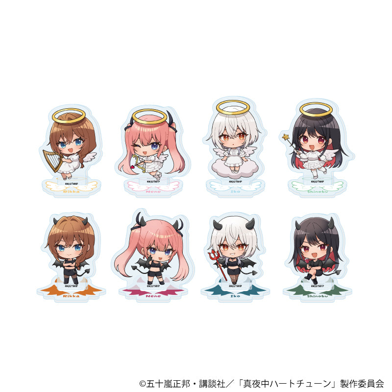 アクリルぷちスタンド「TVアニメ『真夜中ハートチューン』」01/天使&悪魔ver. ブラインド(全8種)(ミニキャライラスト) - 公式商品画像 | AniSmile