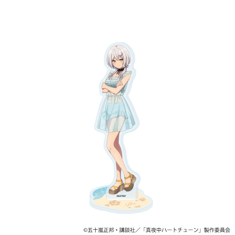 アクリルスタンド「TVアニメ『真夜中ハートチューン』」07/霧乃 イコ ビーチデートver(描き下ろしイラスト) - official product image | AniSmile