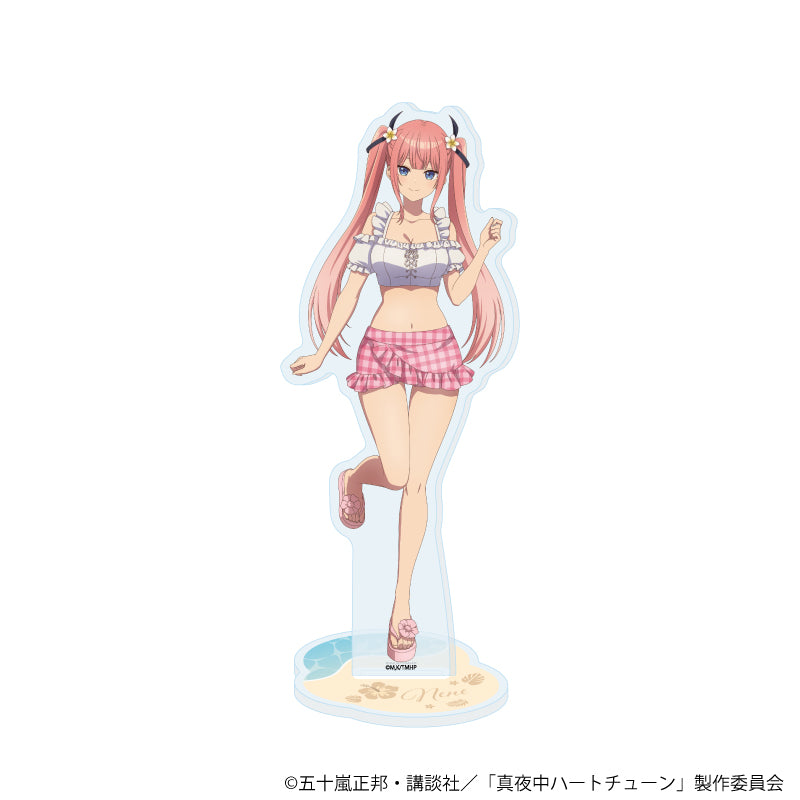 アクリルスタンド「TVアニメ『真夜中ハートチューン』」06/日芽川 寧々 ビーチデートver.(描き下ろしイラスト) - official product image | AniSmile