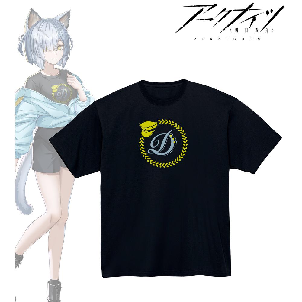 409SKU アークナイツ 描き起こし ショッピングver. デルフィーン 着用Tシャツメンズ(サイズ/L) 图片 2 | AniSmile