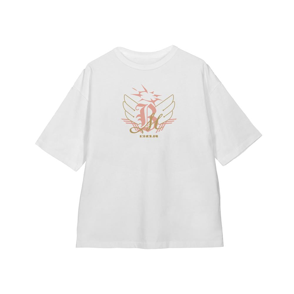 409SKU アークナイツ 描き起こし ショッピングver. ブレミシャイン 着用BIGシルエットTシャツユニセックス(サイズ/L) - official product image | AniSmile