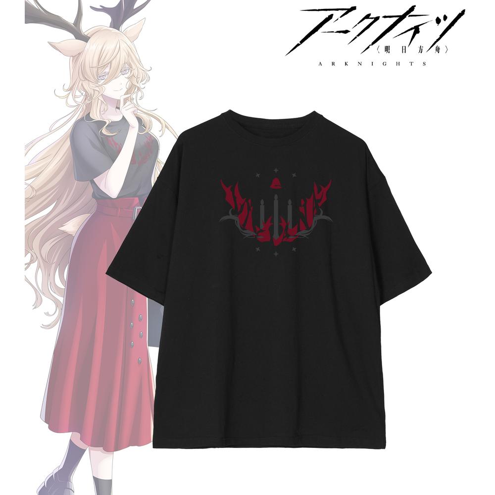 409SKU アークナイツ 描き起こし ショッピングver. ヴィヴィアナ 着用BIGシルエットTシャツユニセックス(サイズ/XL) Image 2 | AniSmile