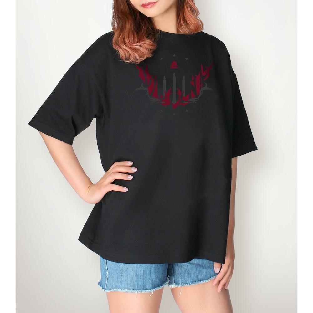 409SKU アークナイツ 描き起こし ショッピングver. ヴィヴィアナ 着用BIGシルエットTシャツユニセックス(サイズ/XL) Image 5 | AniSmile