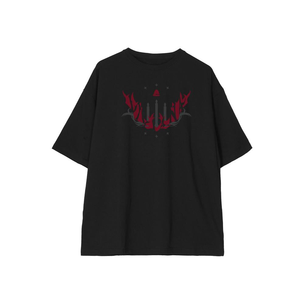 409SKU アークナイツ 描き起こし ショッピングver. ヴィヴィアナ 着用BIGシルエットTシャツユニセックス(サイズ/M) - official product image | AniSmile