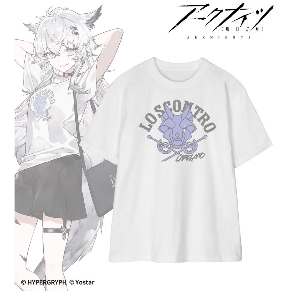 409SKU アークナイツ 荒蕪ラップランド ショッピングver. 着用Tシャツメンズ(サイズ/XL) 图片 2 | AniSmile