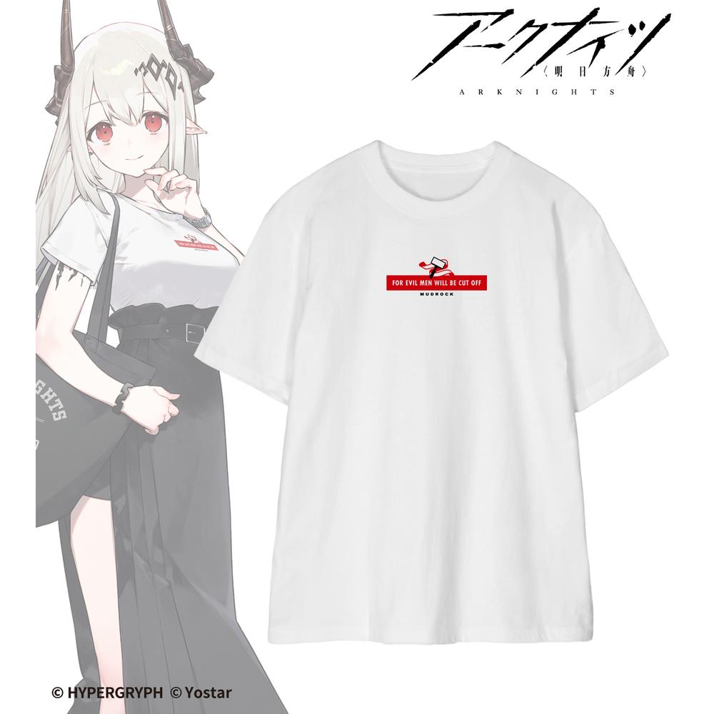 409SKU アークナイツ マドロック ショッピングver. 着用Tシャツメンズ(サイズ/XXL) 图片 2 | AniSmile