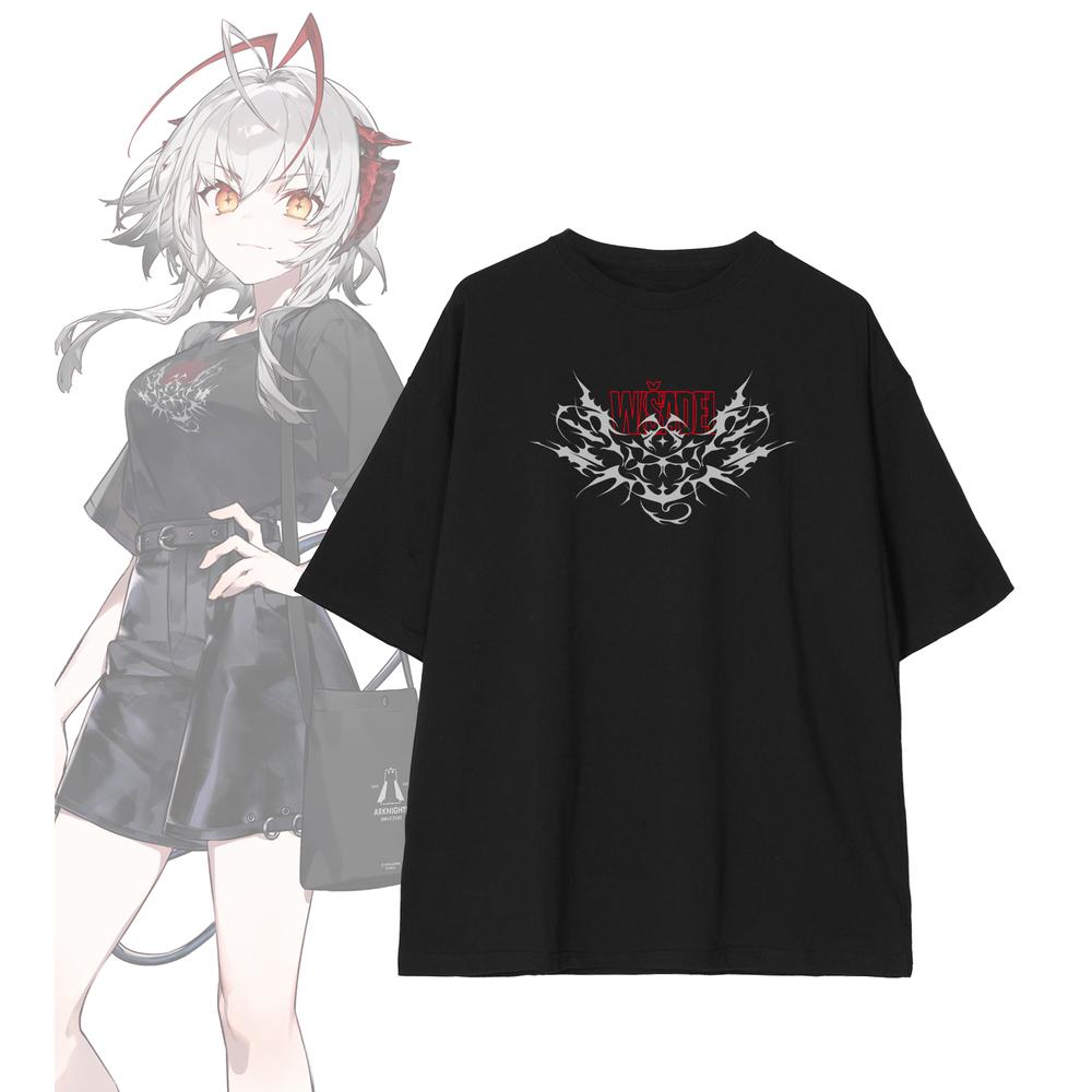 409SKU アークナイツ ウィシャデル ショッピングver. 着用BIGシルエットTシャツユニセックス(サイズ/L) - official product image | AniSmile