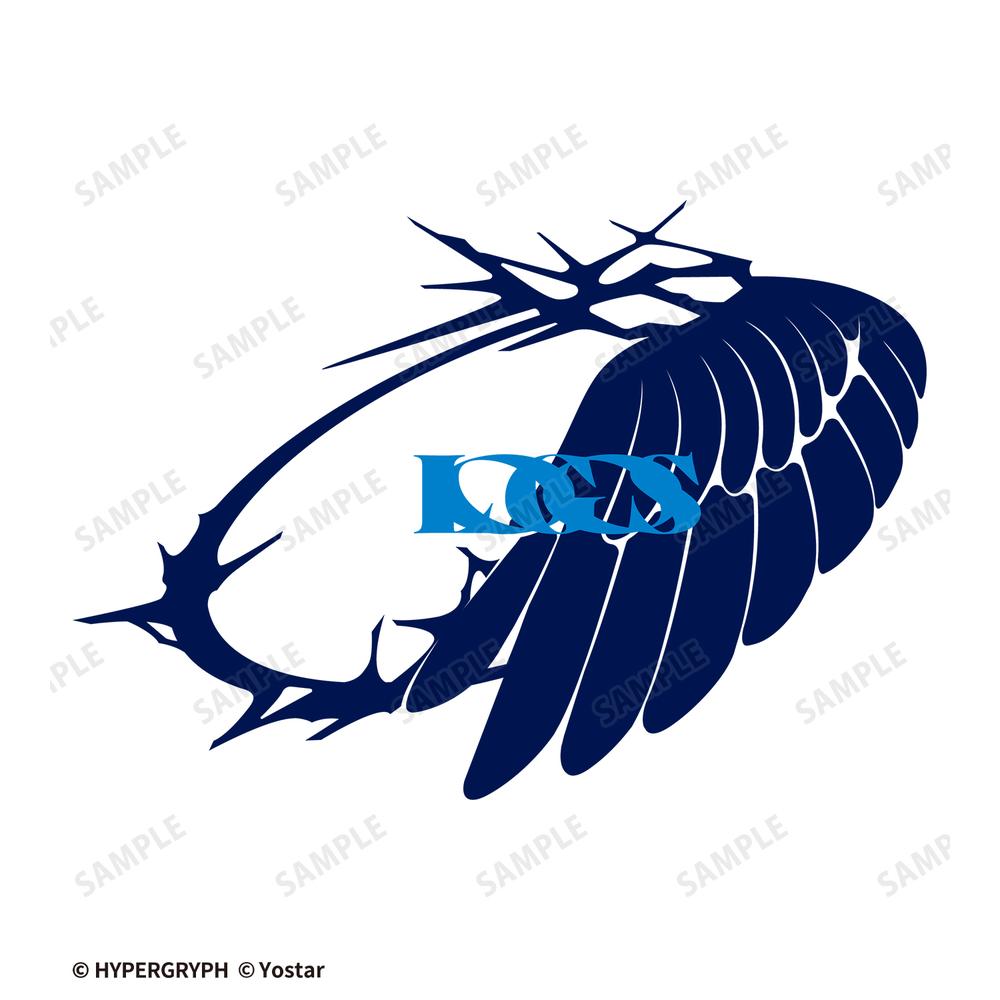 409SKU アークナイツ ロゴス ショッピングver. 着用BIGシルエットロングTシャツユニセックス(サイズ/L) 图片 3 | AniSmile