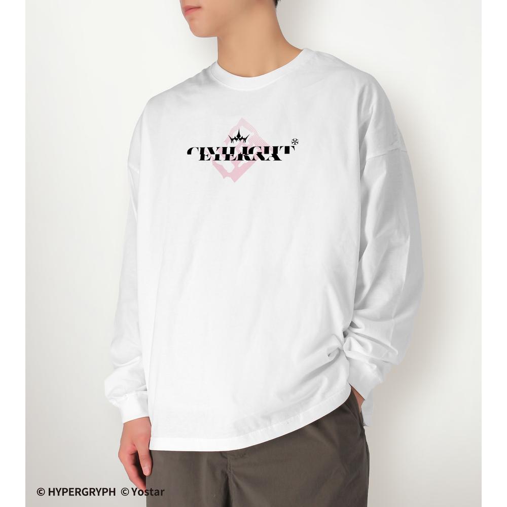 409SKU アークナイツ シヴィライト・エテルナ ショッピングver. 着用BIGシルエットロングTシャツユニセックス(サイズ/M) Image 4 | AniSmile