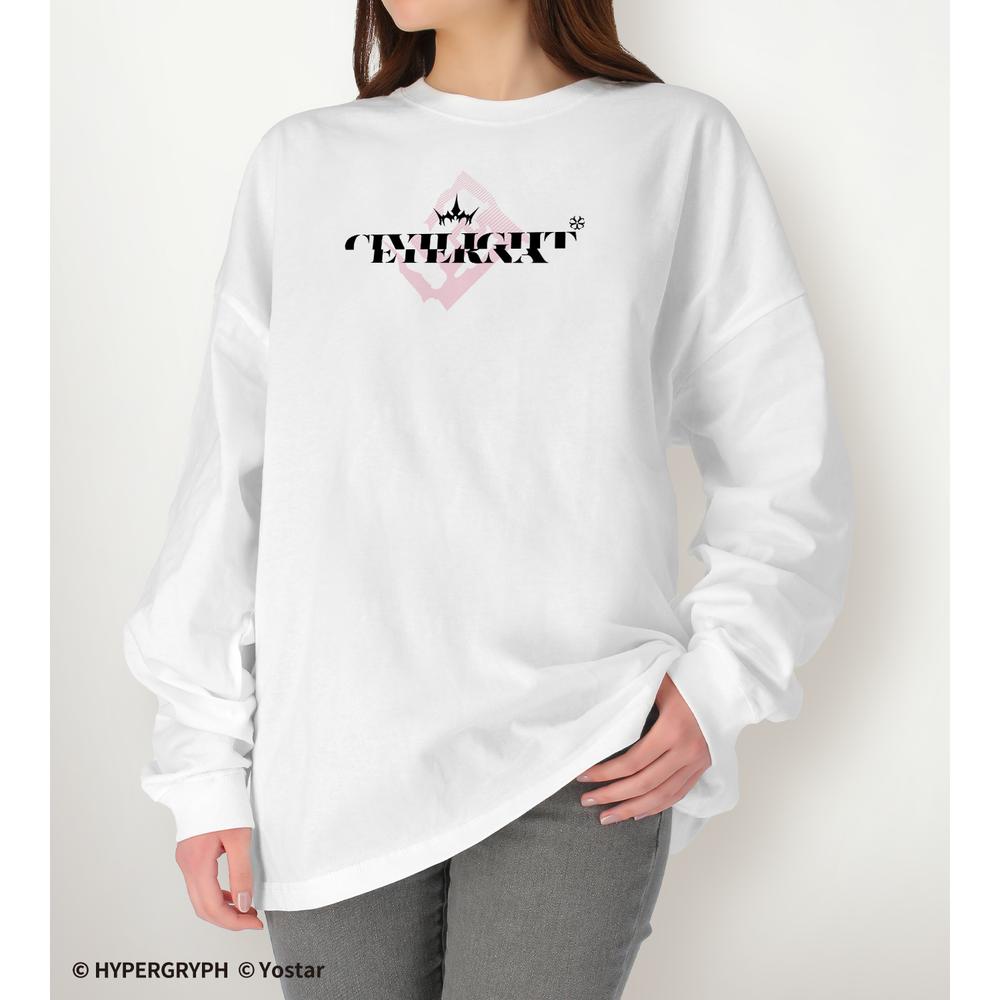 409SKU アークナイツ シヴィライト・エテルナ ショッピングver. 着用BIGシルエットロングTシャツユニセックス(サイズ/M) Image 5 | AniSmile