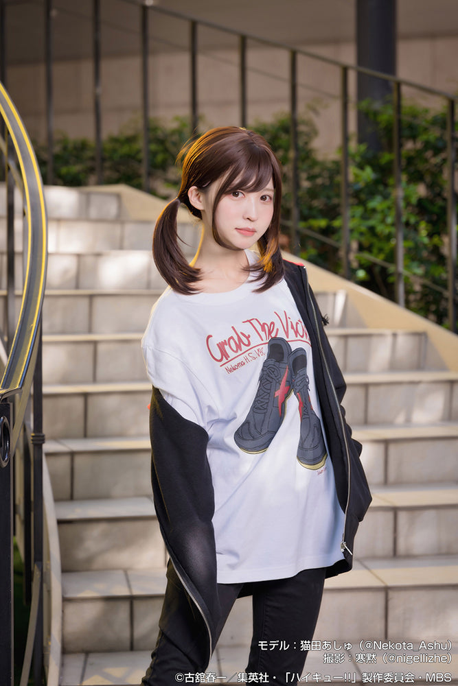 ハイキュー!! TO THE TOP 黒尾鉄朗シューズ Tシャツ/WHITE-S 画像 3 | AniSmile