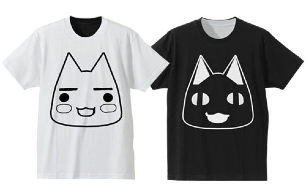 どこでもいっしょ リバーシブルTシャツ/WHITE×BLACK-M - 官方商品图片 | AniSmile