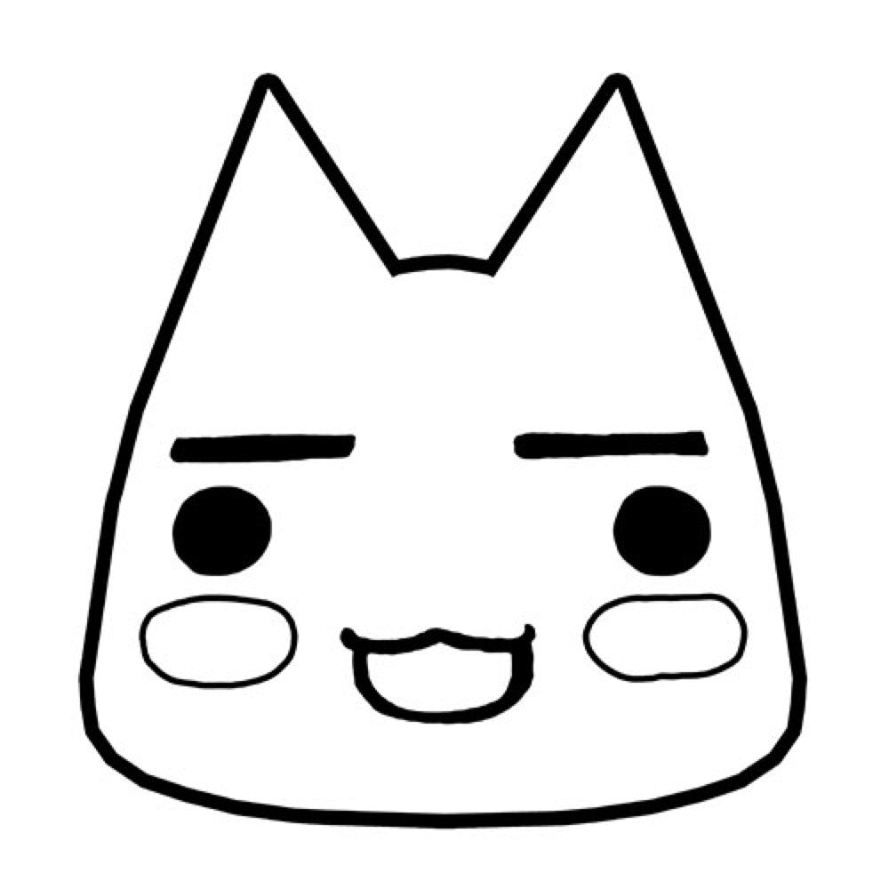 どこでもいっしょ リバーシブルTシャツ/WHITE×BLACK-M 图片 3 | AniSmile