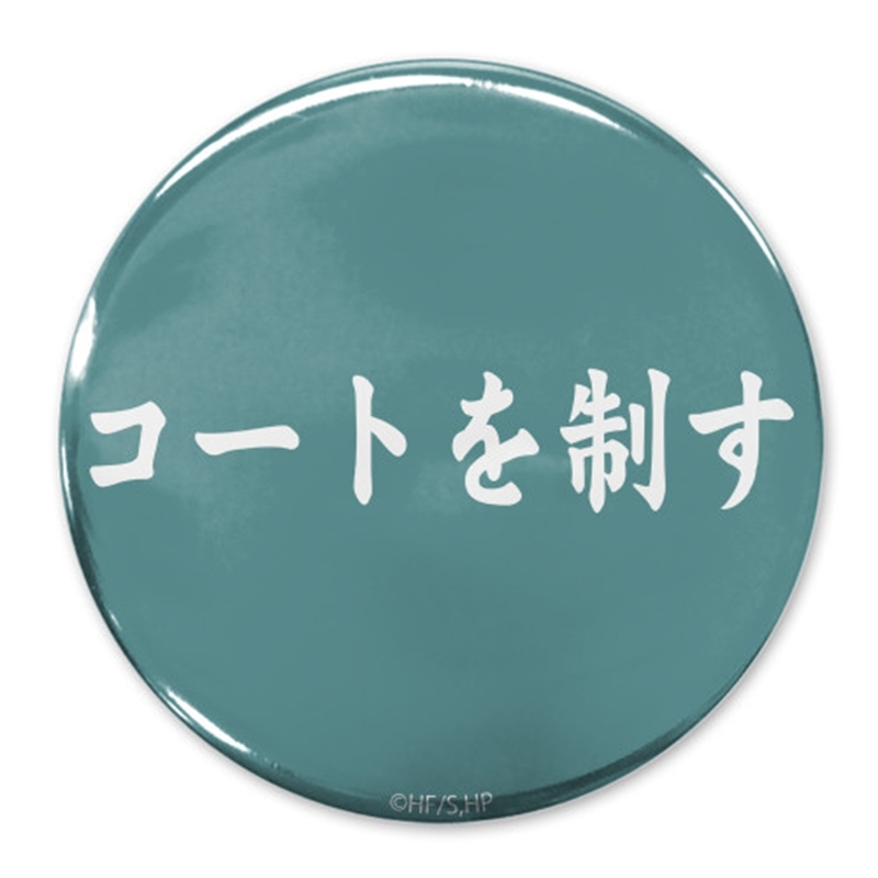 ハイキュー!! 「コートを制す」青葉城西高校 65mm缶バッジ - 官方商品图片 | AniSmile