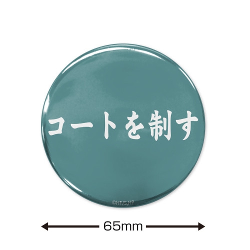 ハイキュー!! 「コートを制す」青葉城西高校 65mm缶バッジ 图片 2 | AniSmile