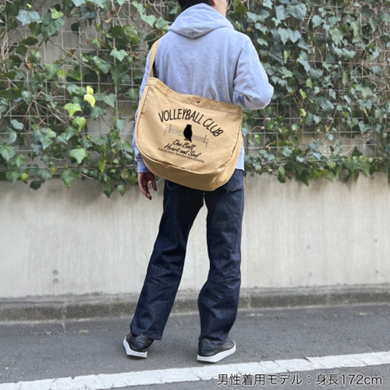 ハイキュー!! 梟谷学園高校バレーボール部 ニュースペーパーバッグ/SAND KHAKI Image 3 | AniSmile