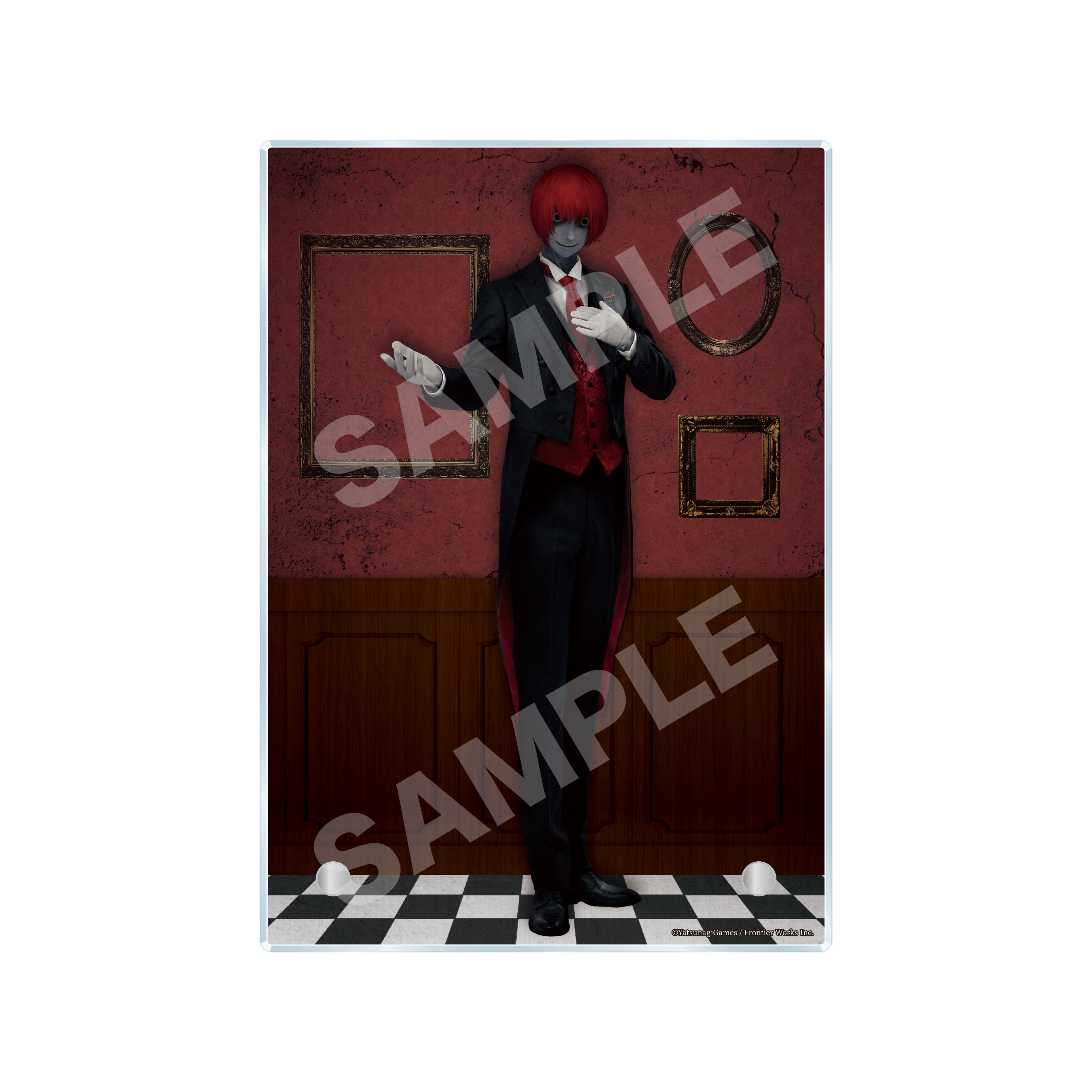 文字化化 執事ver. アクリルボード -技- /02 赤い傘の男 Image 2 | AniSmile