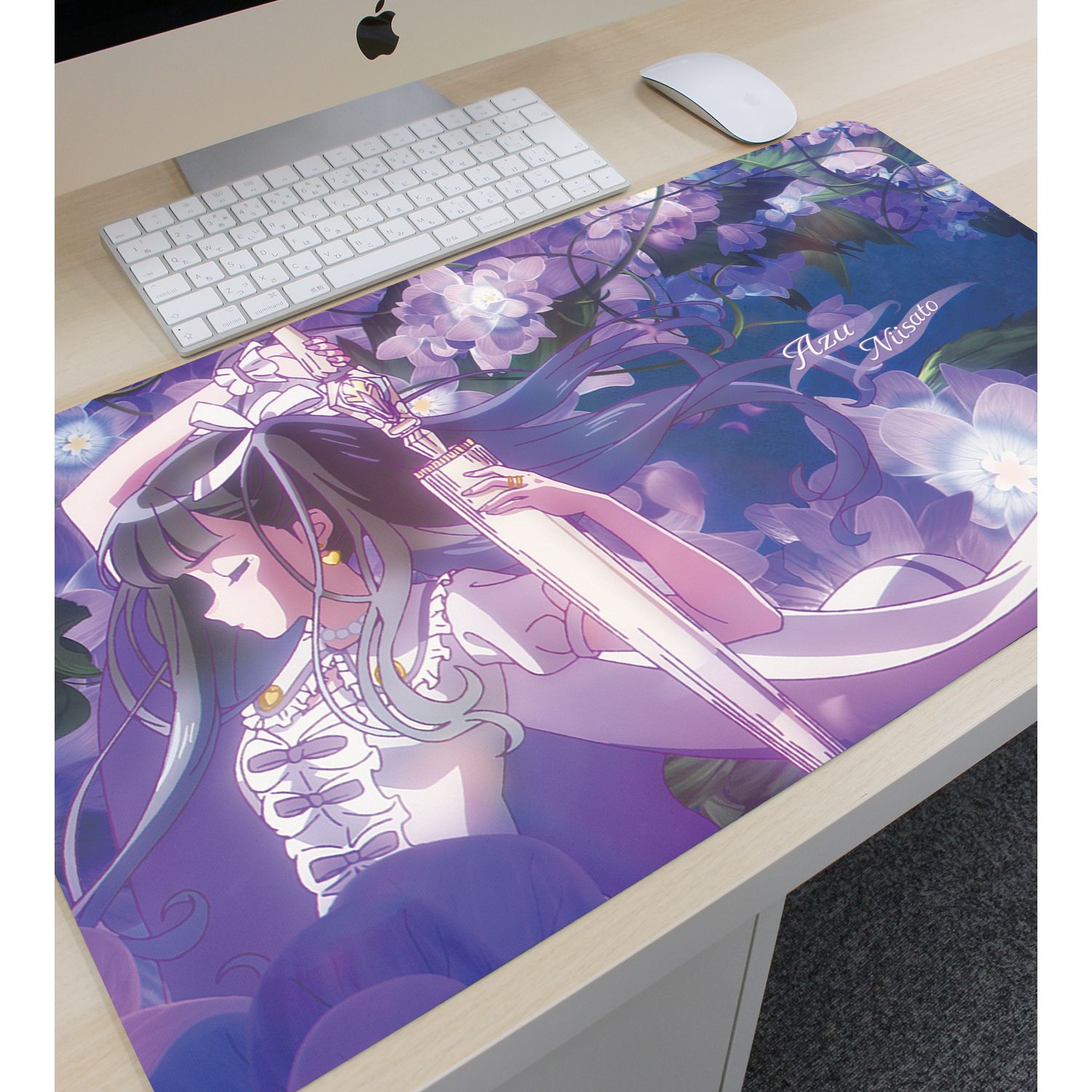 前橋ウィッチーズ 新里アズ マルチデスクマット Image 3 | AniSmile