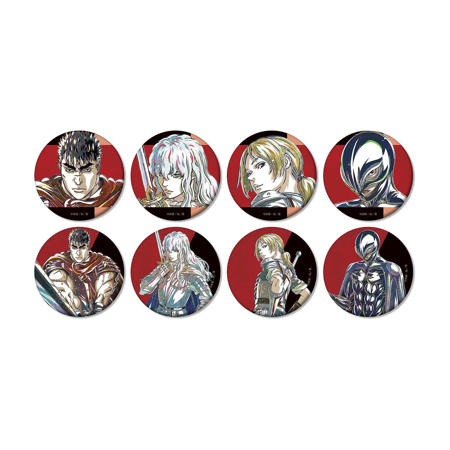 アニメ『ベルセルク 黄金時代篇 MEMORIAL EDITION』 トレーディング Ani-Art 第2弾 マット缶バッジ(単位/単品) - AniSmile