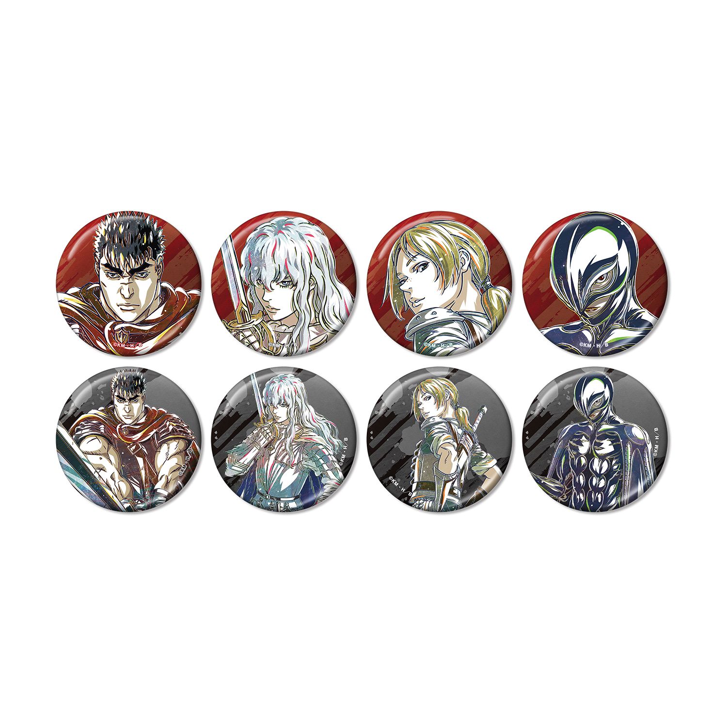 アニメ『ベルセルク 黄金時代篇 MEMORIAL EDITION』 トレーディング Ani-Art 第2弾 メタリック缶バッジ(単位/単品) - AniSmile