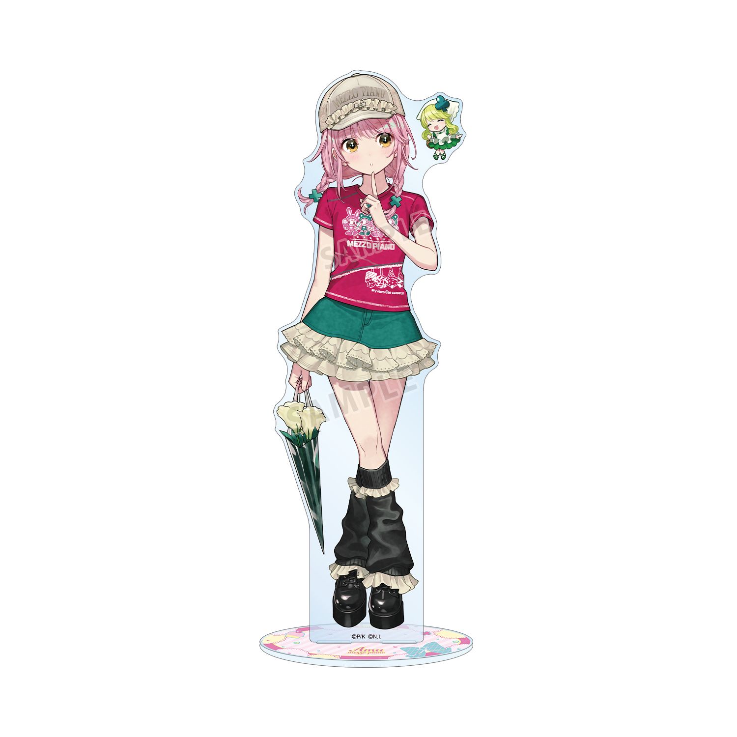 『しゅごキャラ!』 ナルミヤキャラクターズコラボ チェリ子さんイラスト 日奈森 あむ mezzo piano 特大アクリルスタンド - AniSmile