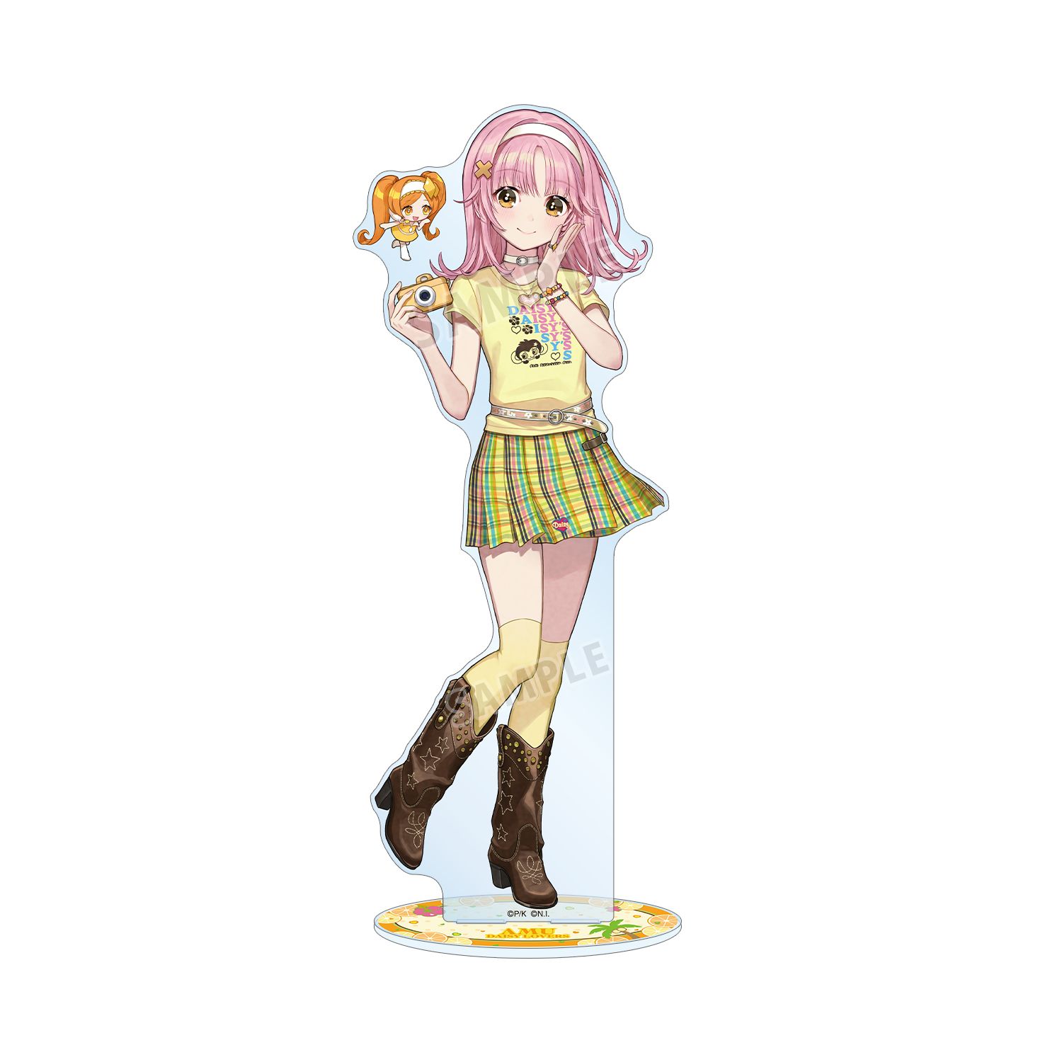 『しゅごキャラ!』 ナルミヤキャラクターズコラボ チェリ子さんイラスト 日奈森 あむ DAISY LOVERS 特大アクリルスタンド - AniSmile