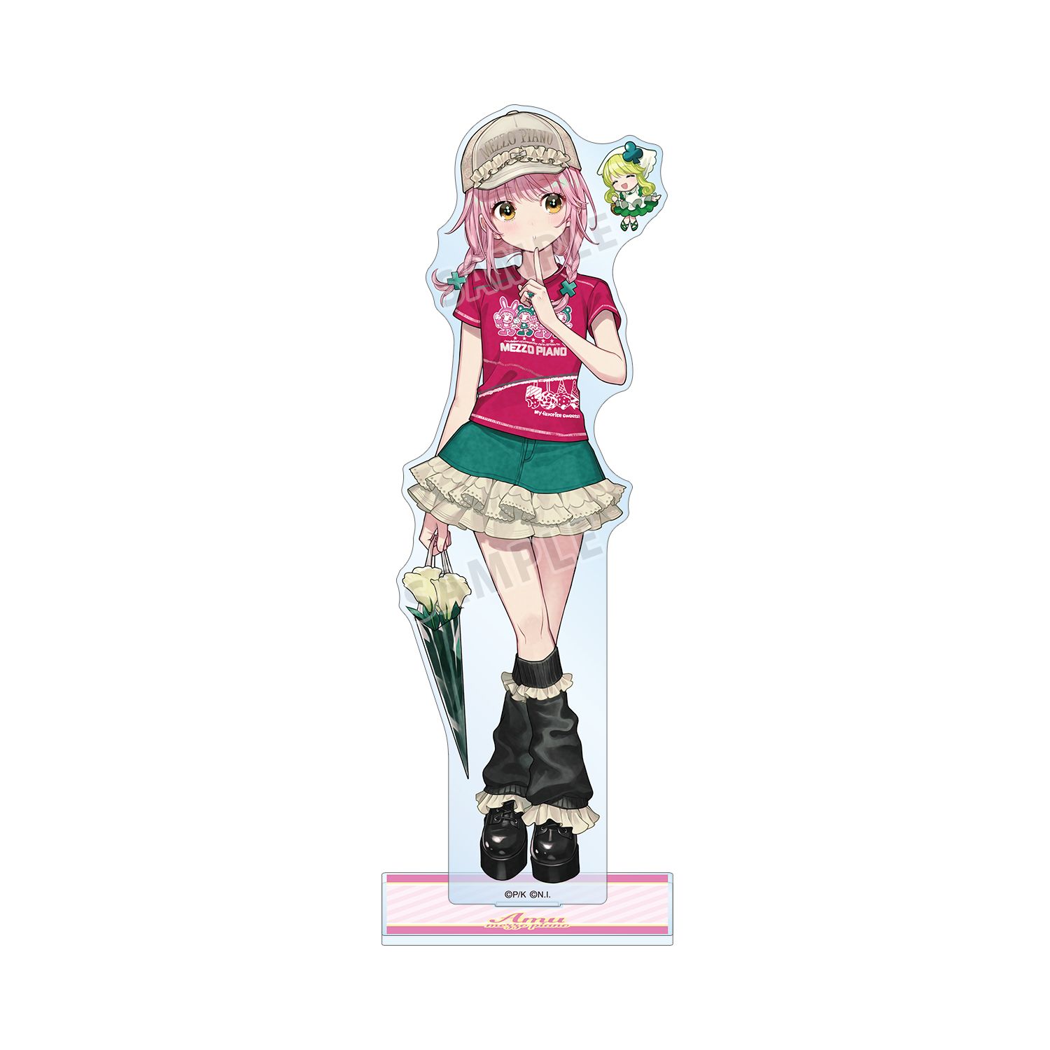 『しゅごキャラ!』 ナルミヤキャラクターズコラボ チェリ子さんイラスト 日奈森 あむ mezzo piano BIGアクリルスタンド - AniSmile