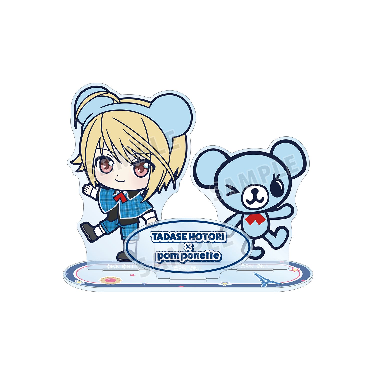 『しゅごキャラ!』 ナルミヤキャラクターズコラボ 辺里 唯世&ミントくん ちびキャラ パーツ付きBIGアクリルスタンド - AniSmile