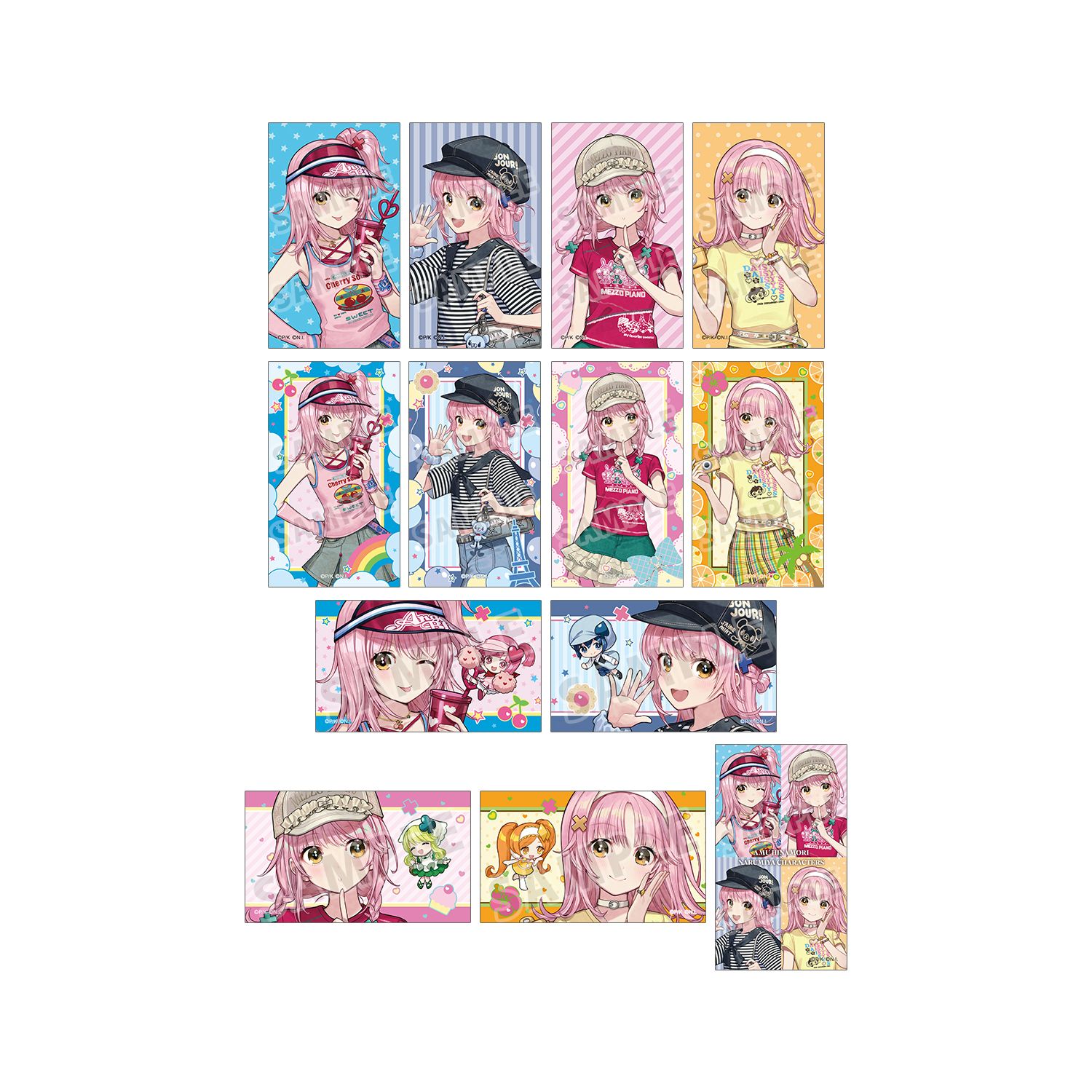 『しゅごキャラ!』 ナルミヤキャラクターズコラボ チェリ子さんイラスト トレーディングイラストカード(単位/単品) - AniSmile