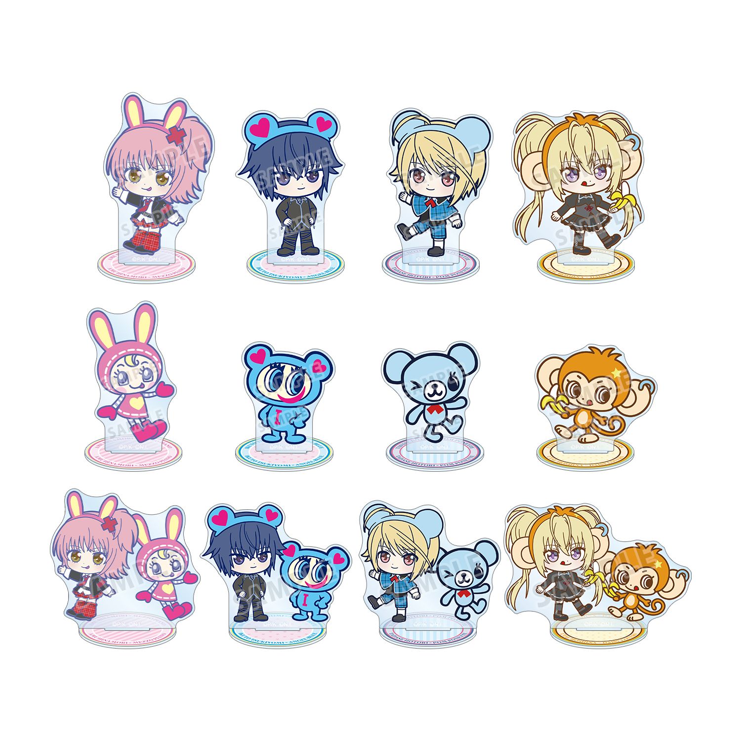 『しゅごキャラ!』 ナルミヤキャラクターズコラボ トレーディング ちびキャラ アクリルスタンド(単位/単品) Image 3 | AniSmile