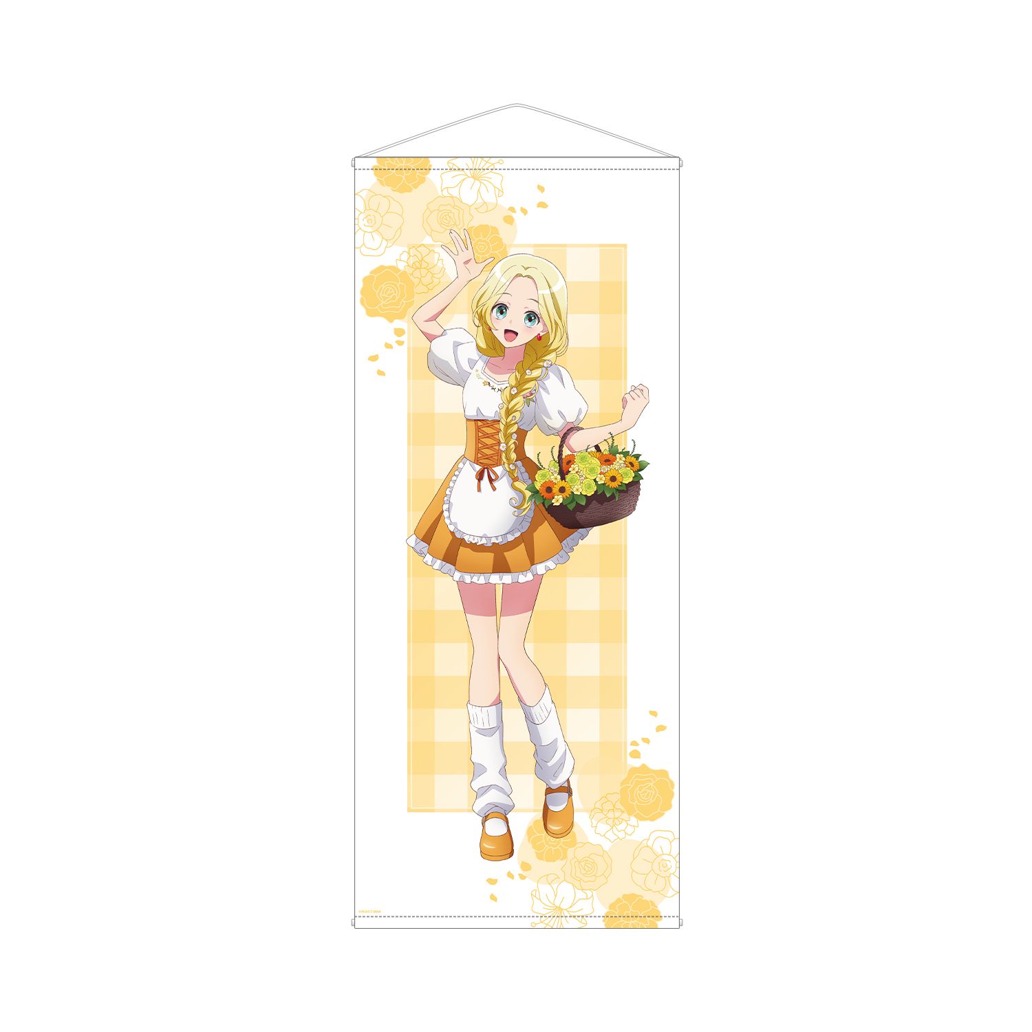 前橋ウィッチーズ 描き下ろし 三俣チョコ 花祭りver. 等身大タペストリー - 官方商品图片 | AniSmile