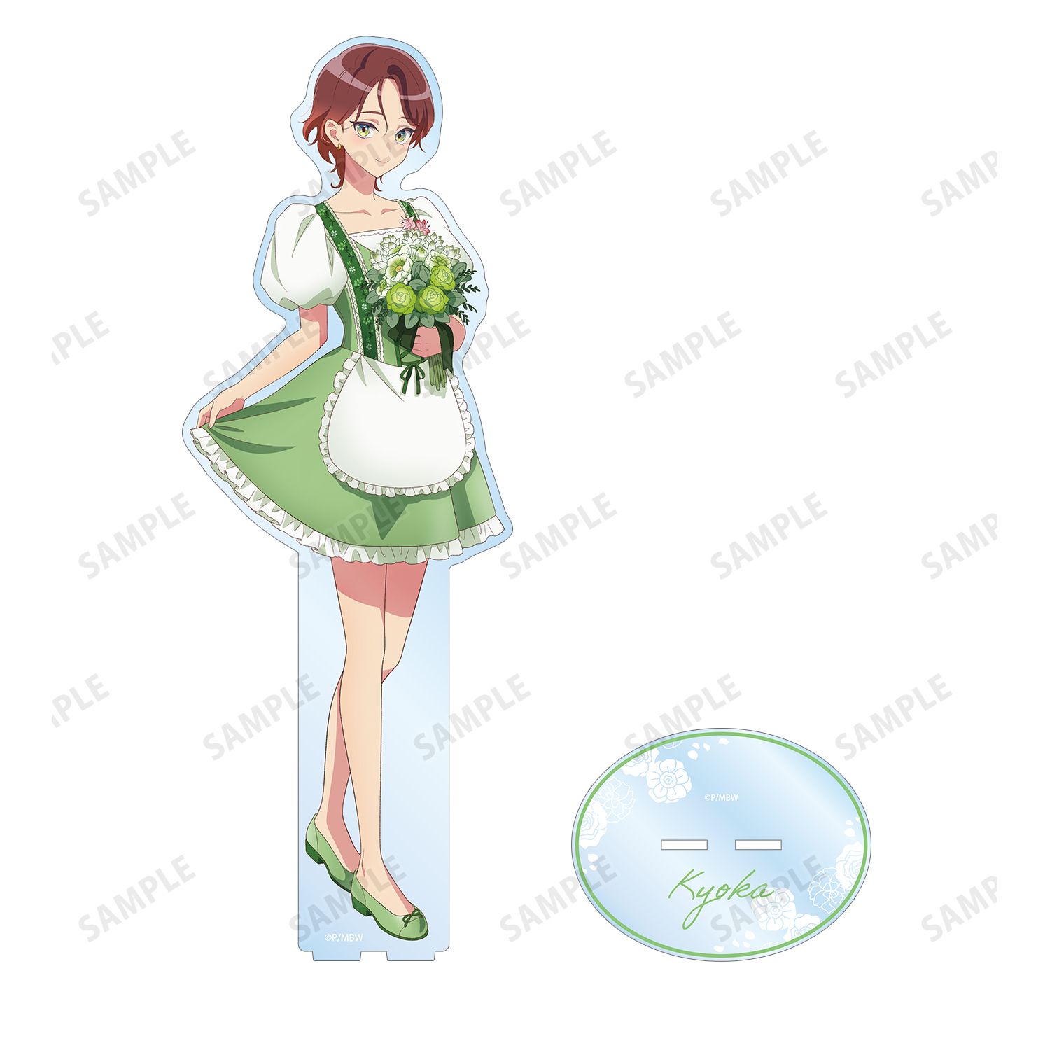 前橋ウィッチーズ 描き下ろし 北原キョウカ 花祭りver. 特大アクリルスタンド 图片 3 | AniSmile