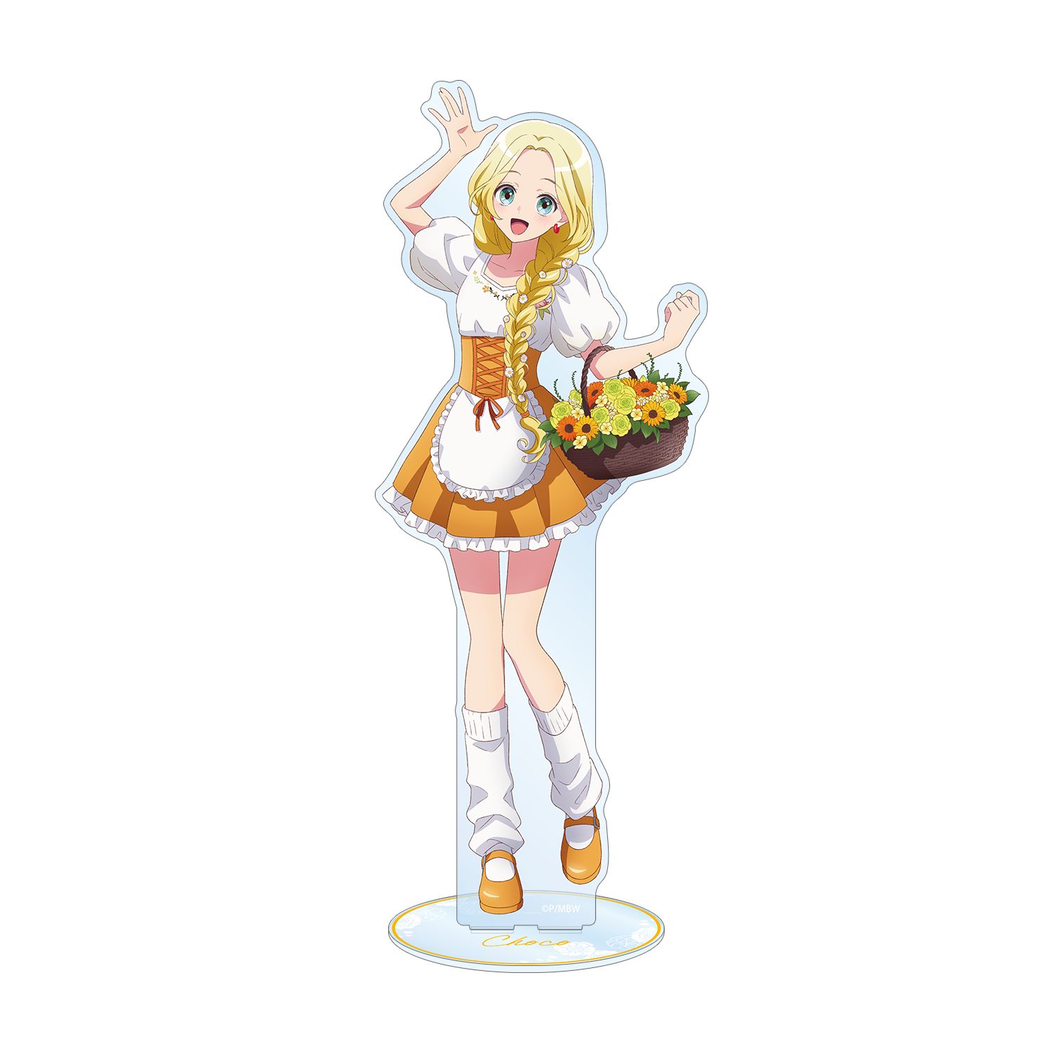 前橋ウィッチーズ 描き下ろし 三俣チョコ 花祭りver. 特大アクリルスタンド - AniSmile