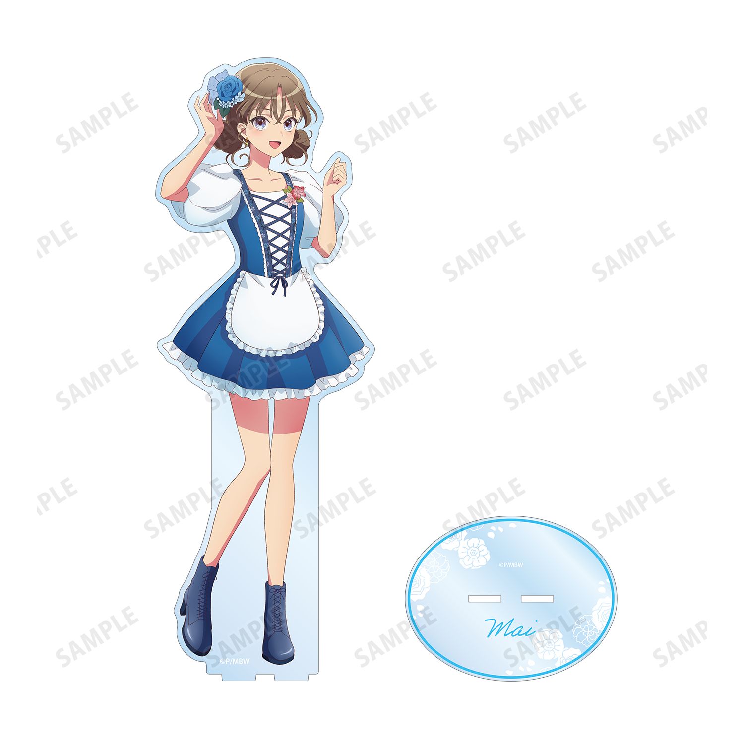 前橋ウィッチーズ 描き下ろし 上泉マイ 花祭りver. 特大アクリルスタンド Image 3 | AniSmile