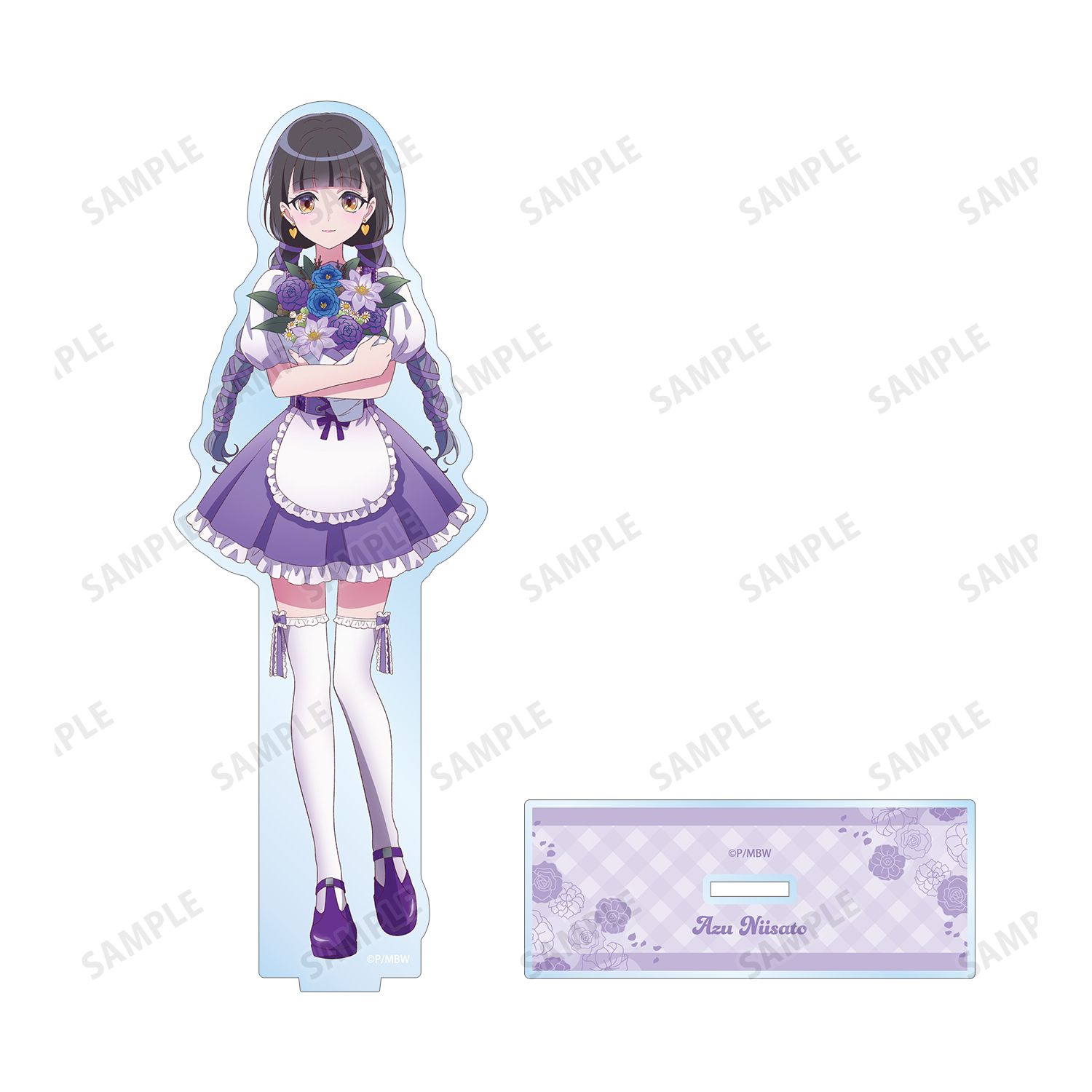 前橋ウィッチーズ 描き下ろし 新里アズ 花祭りver. BIGアクリルスタンド Image 3 | AniSmile