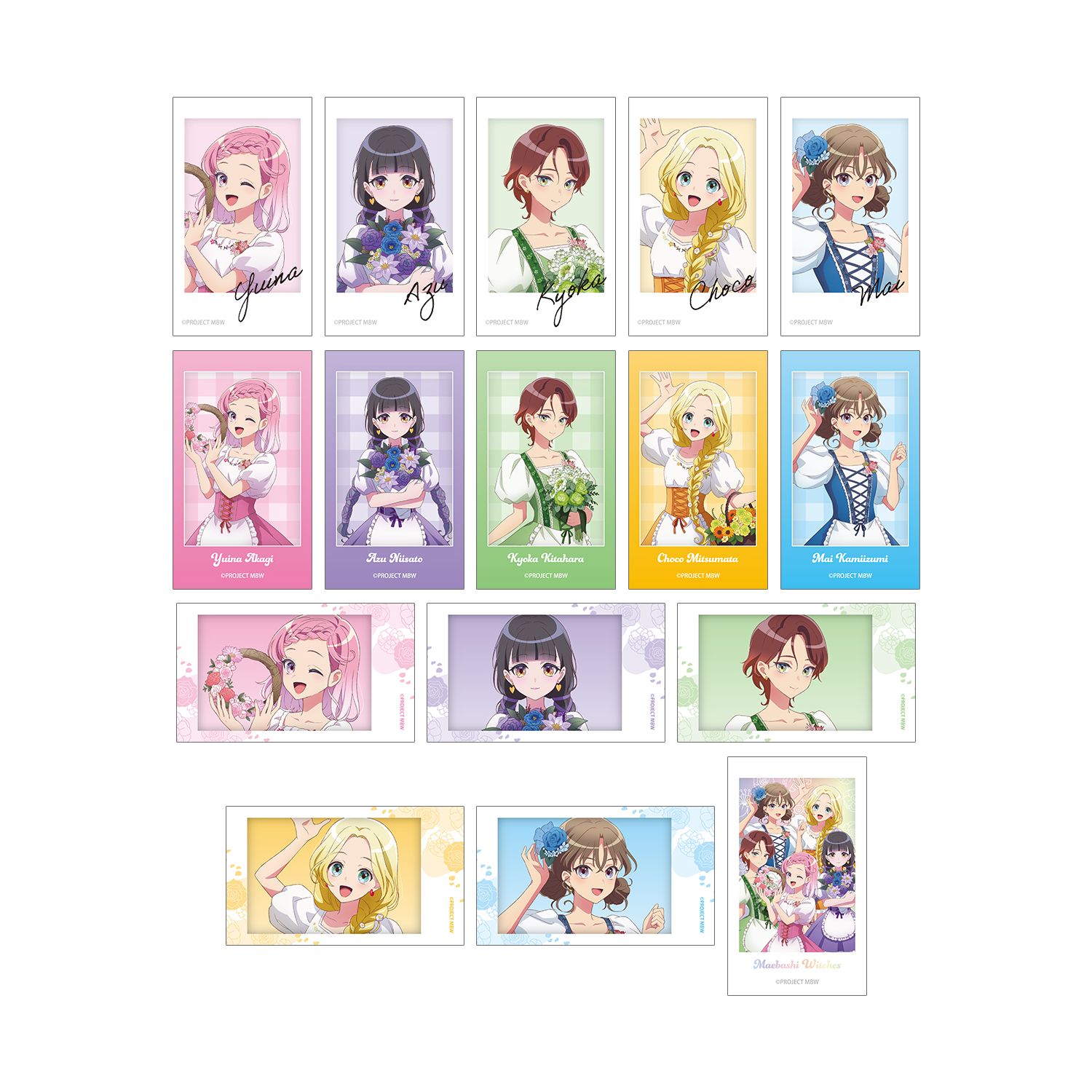 前橋ウィッチーズ 描き下ろし 花祭りver. トレーディングAni-Frame(単位/単品) Image 2 | AniSmile