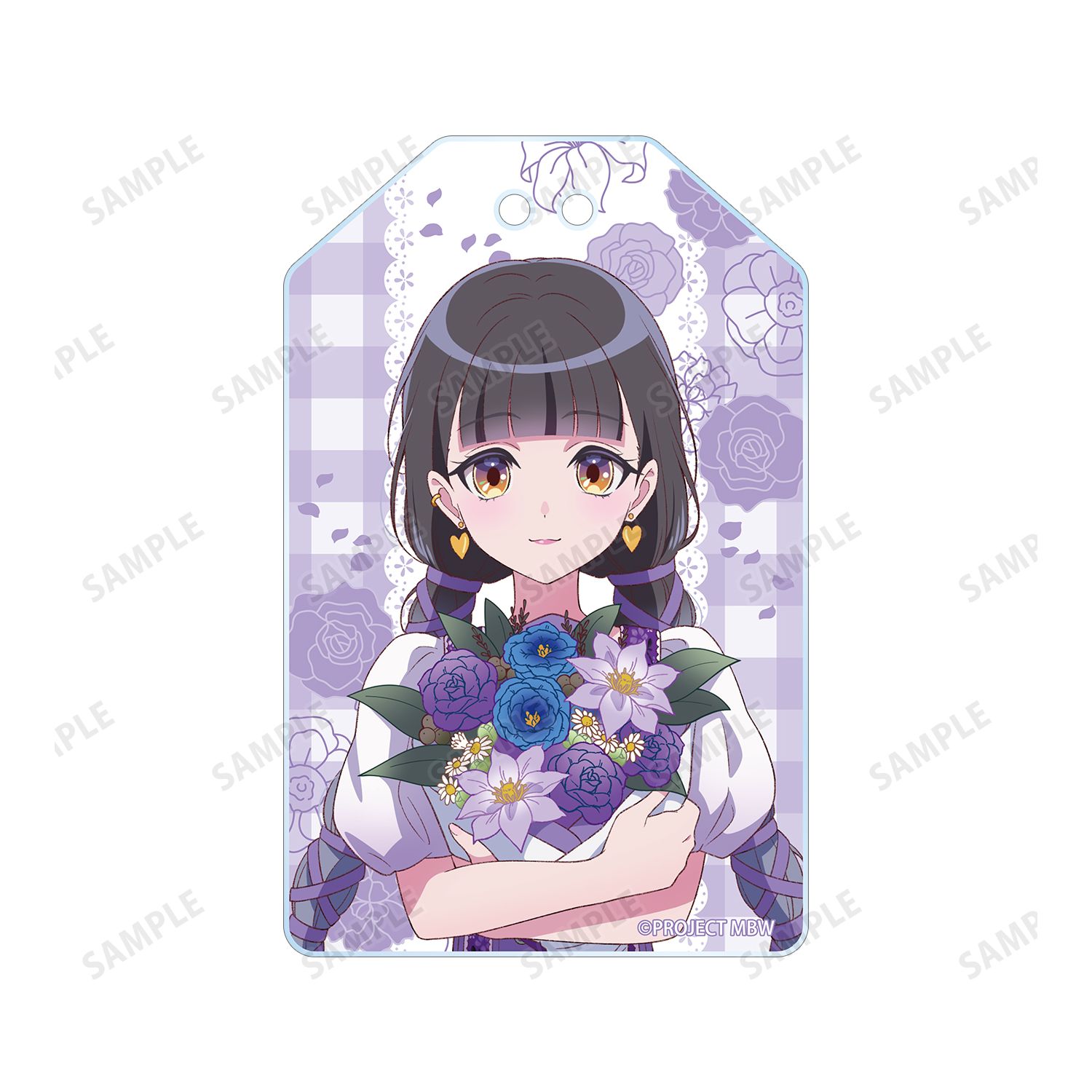 前橋ウィッチーズ 描き下ろし 新里アズ 花祭りver. アクリルお守り Image 3 | AniSmile