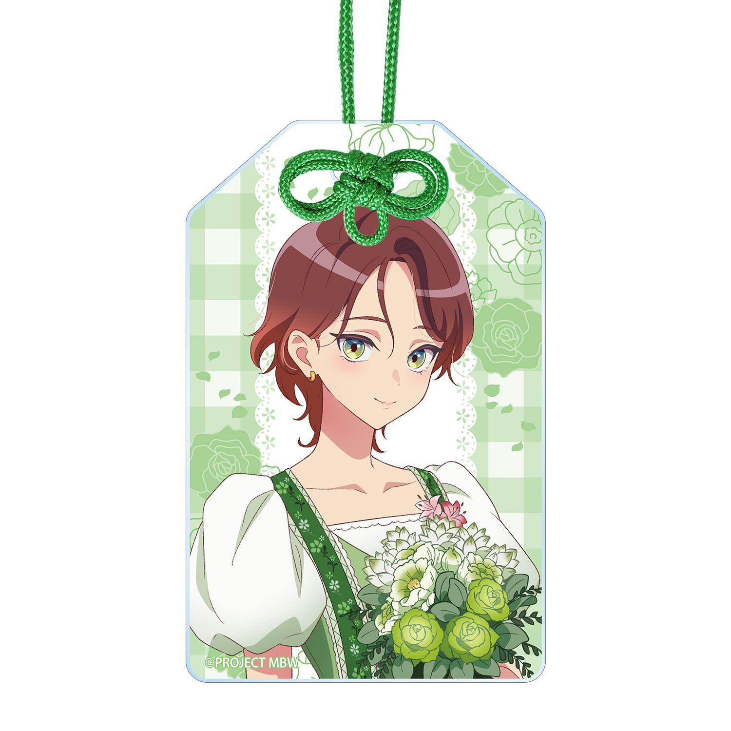 前橋ウィッチーズ 描き下ろし 北原キョウカ 花祭りver. アクリルお守り - official product image | AniSmile