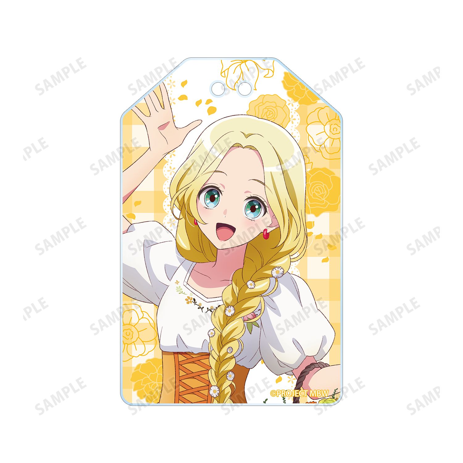 前橋ウィッチーズ 描き下ろし 三俣チョコ 花祭りver. アクリルお守り Image 3 | AniSmile
