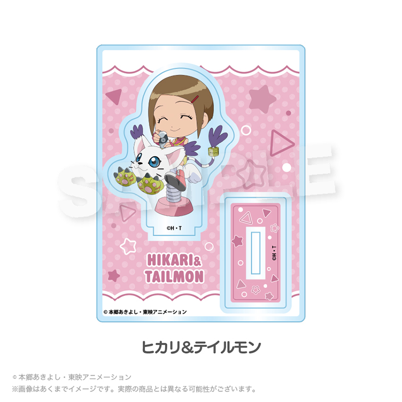 デジモンアドベンチャー02 ミニキャラスタンド 遊具ver. ヒカリ&テイルモン - AniSmile
