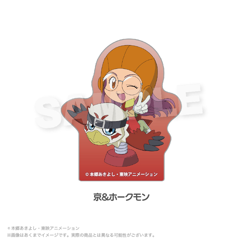 デジモンアドベンチャー02 ダイカットステッカー 遊具ver. 京&ホークモン - AniSmile