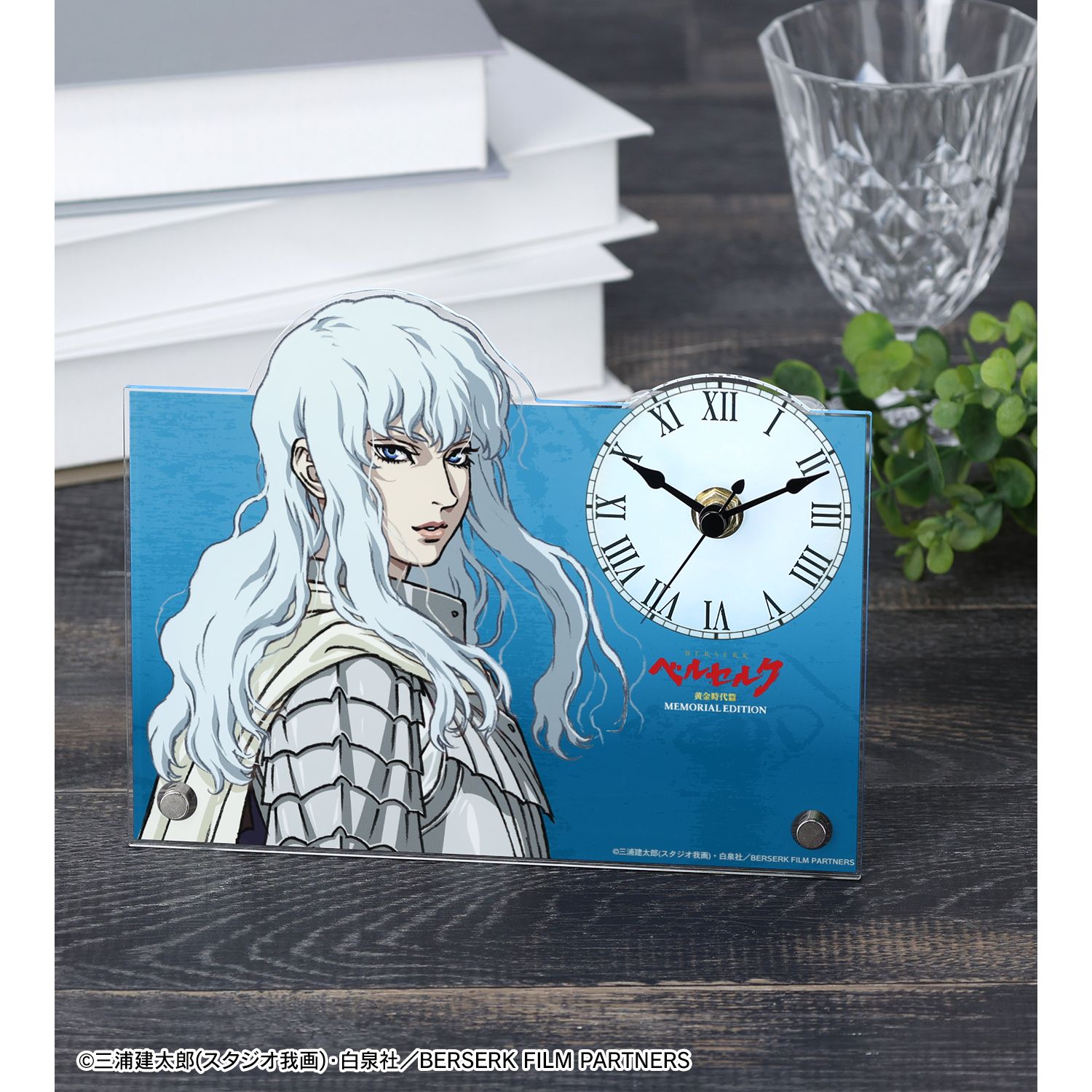 アニメ『ベルセルク 黄金時代篇 MEMORIAL EDITION』 グリフィス アクリルスタンド時計 图片 4 | AniSmile