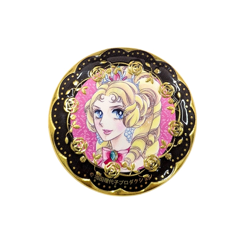 ベルサイユのばら ゴールド缶バッジ(1BOX=6入) 图片 4 | AniSmile