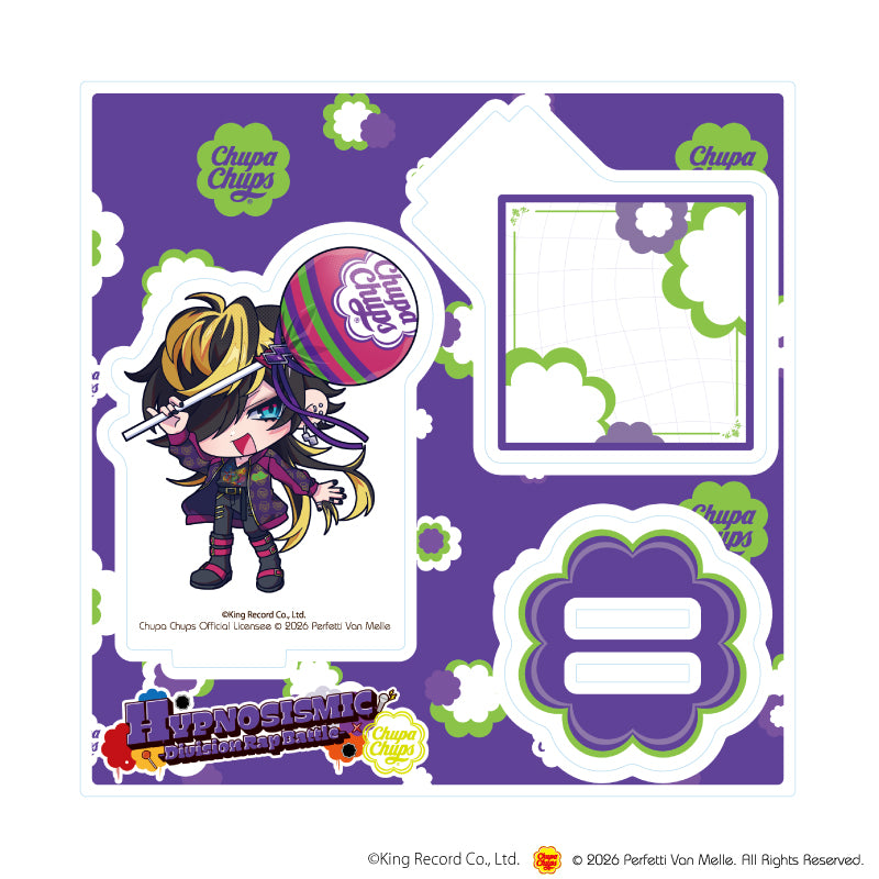 アクリルスタンドプレート「ヒプノシスマイク-Division Rap Battle-×チュッパチャプス」17/四十物 十四(ミニキャライラスト) - AniSmile