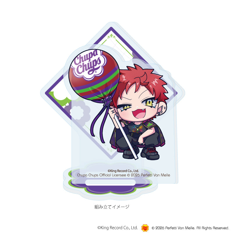 アクリルスタンドプレート「ヒプノシスマイク-Division Rap Battle-×チュッパチャプス」16/波羅夷 空却(ミニキャライラスト) Image 2 | AniSmile