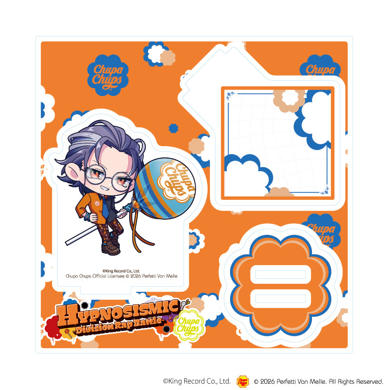 アクリルスタンドプレート「ヒプノシスマイク-Division Rap Battle-×チュッパチャプス」14/躑躅森 盧笙(ミニキャライラスト) - AniSmile