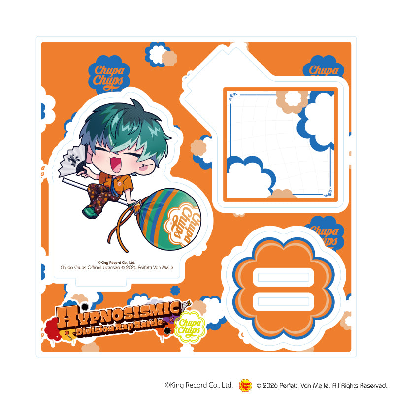 アクリルスタンドプレート「ヒプノシスマイク-Division Rap Battle-×チュッパチャプス」13/白膠木 簓(ミニキャライラスト) - AniSmile