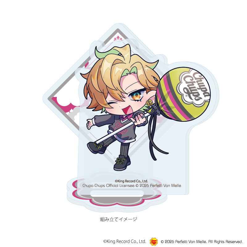 アクリルスタンドプレート「ヒプノシスマイク-Division Rap Battle-×チュッパチャプス」11/伊弉冉 一二三(ミニキャライラスト) 画像 2 | AniSmile