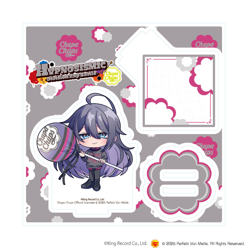 アクリルスタンドプレート「ヒプノシスマイク-Division Rap Battle-×チュッパチャプス」10/神宮寺 寂雷(ミニキャライラスト) - AniSmile
